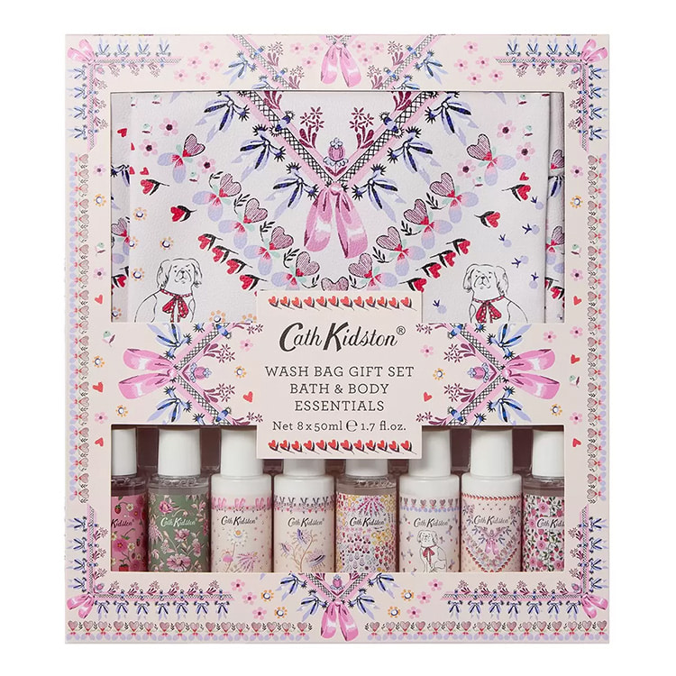 Cath Kidston沐浴禮盒組(經典玫瑰茶調)