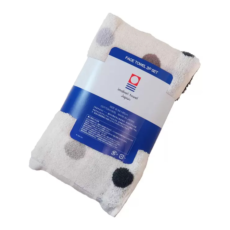 日本今治 純棉毛巾 3入組 34公分 X 85公分