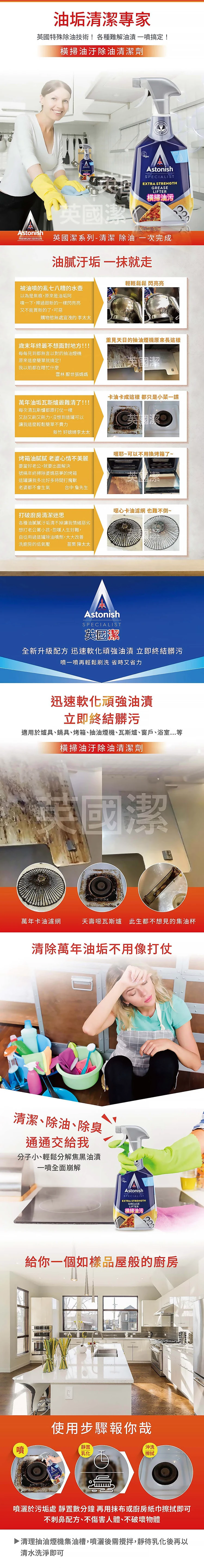 英國潔ASTONISH 橫掃油汙除油清潔劑 750毫升 單入,CS0259,英國潔ASTONISH橫掃油汙除油清潔劑750毫升單入,全館商品,生活用品,COSTCO限定
