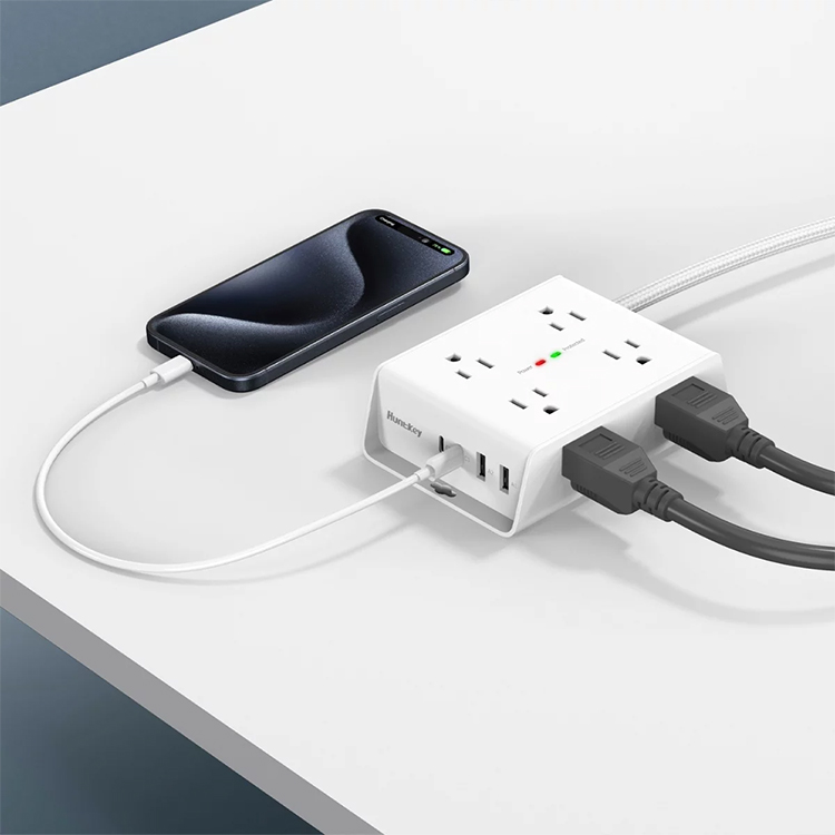 Huntkey 四面插孔延長線 含USB-A X 2 + USB-C X 2,CS0262,Huntkey四面插孔延長線含USB-AX2+USB-CX2,品牌分類,新品上市,COSTCO限定