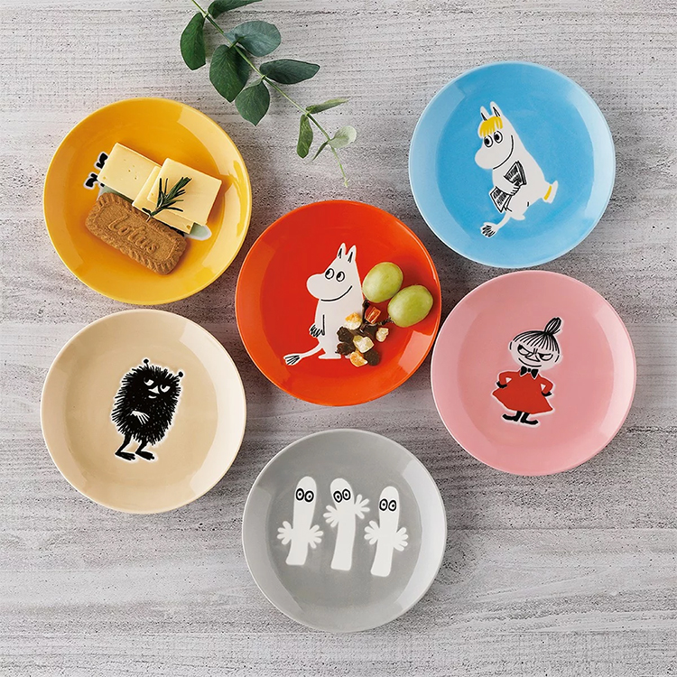 嚕嚕米Moomin日本製圓形小餐盤 8件組,CS0276,嚕嚕米Moomin日本製圓形小餐盤8件組,生活用品,新品上市,COSTCO限定