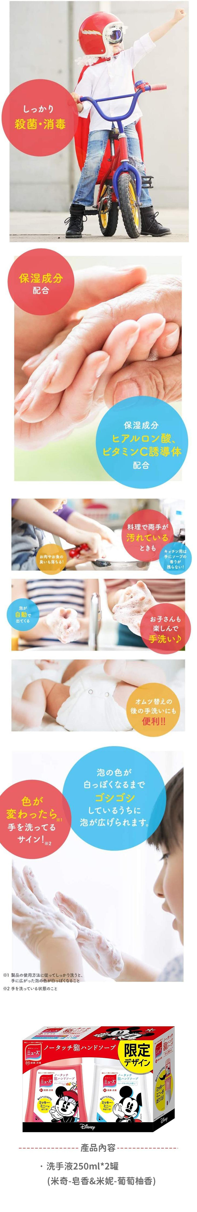 【日本Muse】盒裝米奇補充2入 皂香+柚香250ml