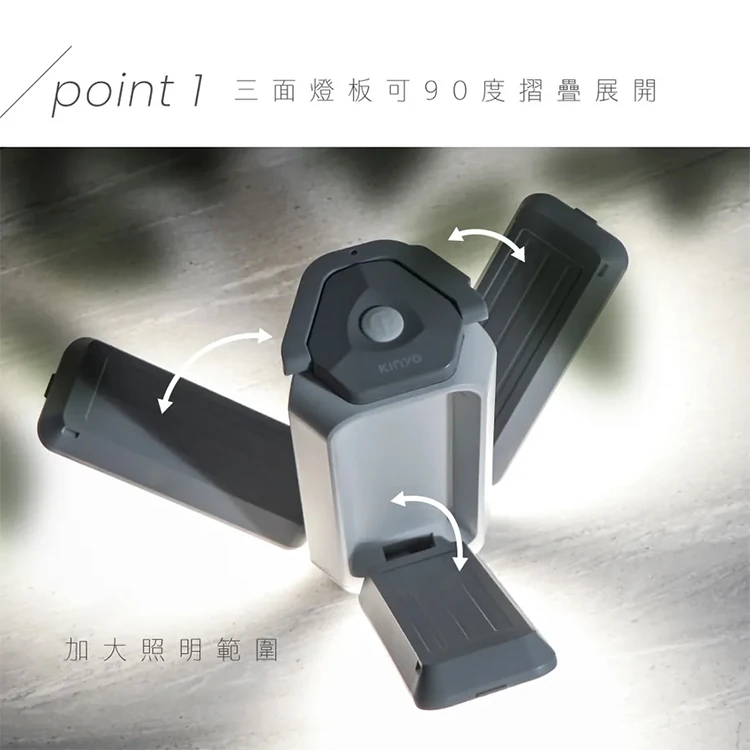 【KINYO】充電式LED折疊露營燈 (CP-083),GF0420,【KINYO】充電式LED折疊露營燈(CP-083),全館商品,品牌分類,質感家電