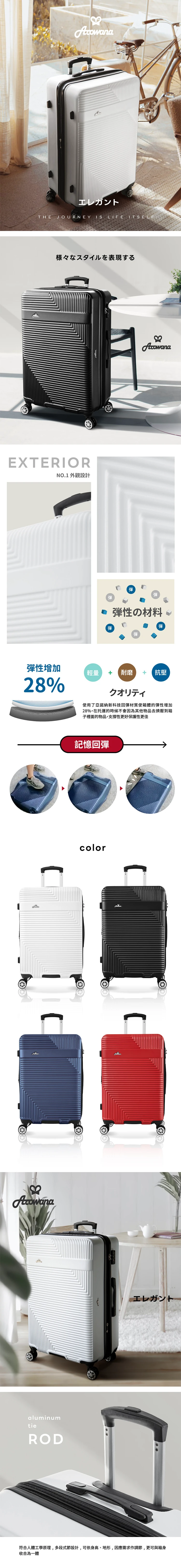 【Arowana 亞諾納】百變魅力PC拉鍊行李箱(20/25/29吋),GF0612,【Arowana亞諾納】百變魅力PC拉鍊行李箱(20/25/29吋),全館商品,生活用品,品牌分類