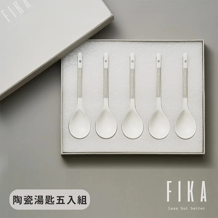 【韓國NEOFLAM 】FIKA系列陶瓷湯筷五入組 (C035-CCH001/C035-CSP001),GF0805,【韓國NEOFLAM】FIKA系列陶瓷湯筷五入組(C035-CCH001/C035-CSP001),全館商品,生活用品,品牌分類