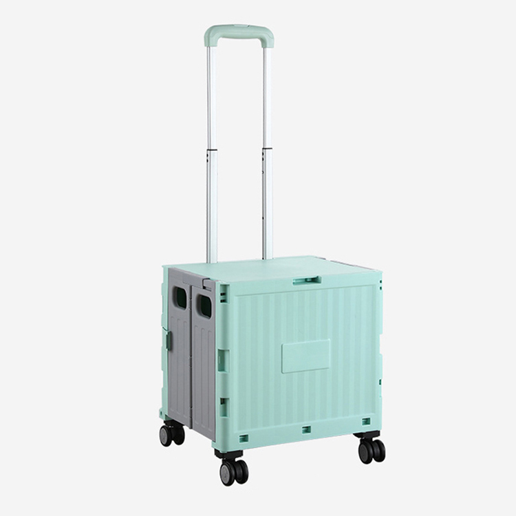 輕便摺疊四輪購物車45L(YN8815)