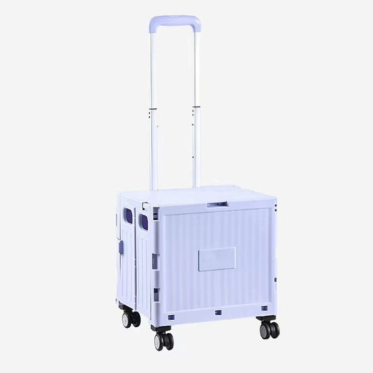 輕便摺疊四輪購物車45L(YN8815)