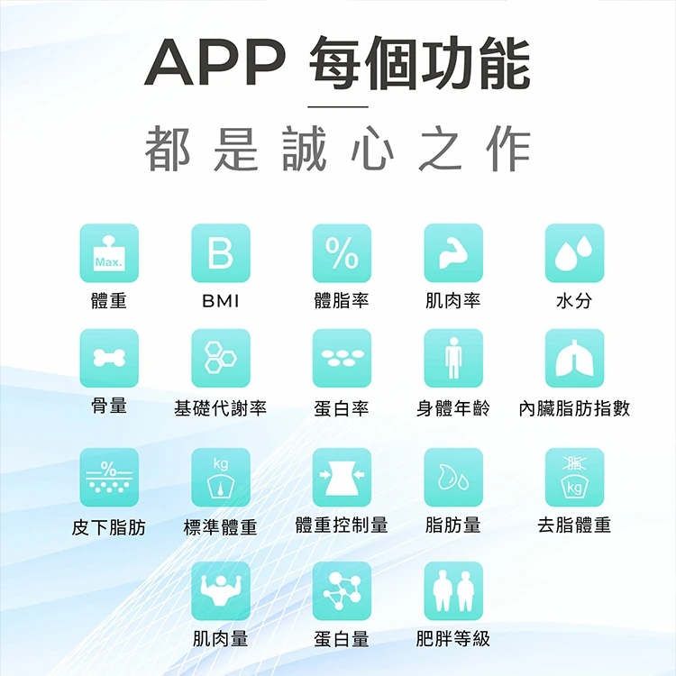 【AIWA 愛華 】藍牙智慧體重計 (AW-HY18),GF0887,【AIWA愛華】藍牙智慧體重計(AW-HY18),全館商品,品牌分類,質感家電