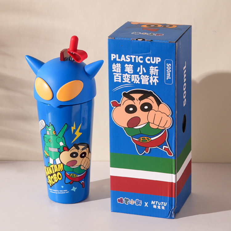 蠟筆小新造型大頭340隨手杯-500ML