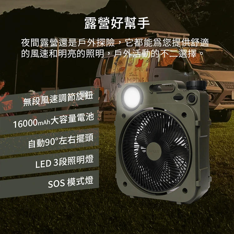 【G-PLUS】6吋LED照明露營風扇(BF-D002 ),GF1028,【G-PLUS】6吋LED照明露營風扇(BF-D002),全館商品,品牌分類,質感家電