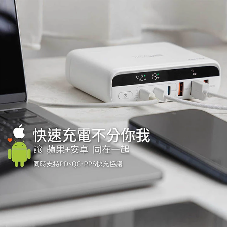 【JWAY直覺】智慧顯示140w氮化鎵6孔快充(JY-GAN140W),GF1077,【JWAY直覺】智慧顯示140w氮化鎵6孔快充(JY-GAN140W),全館商品,品牌分類,質感家電