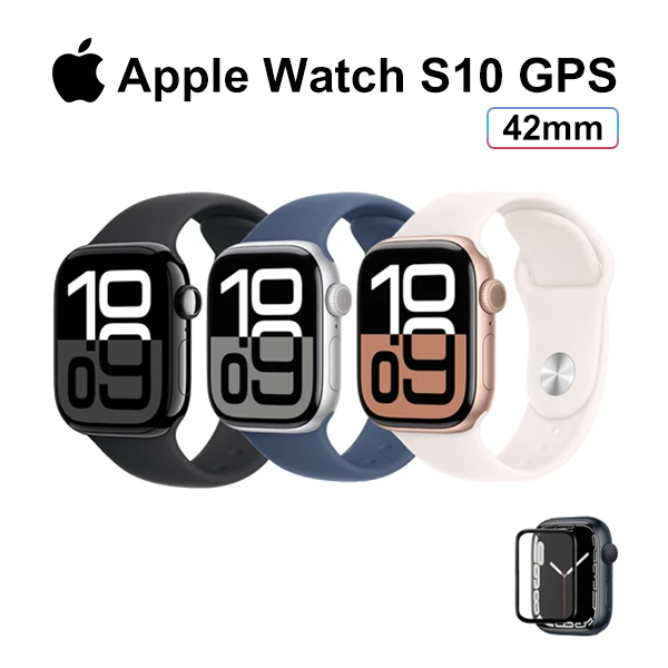 【Apple】 Watch S10 GPS 42mm(鋁金屬錶殼搭配運動型錶帶)