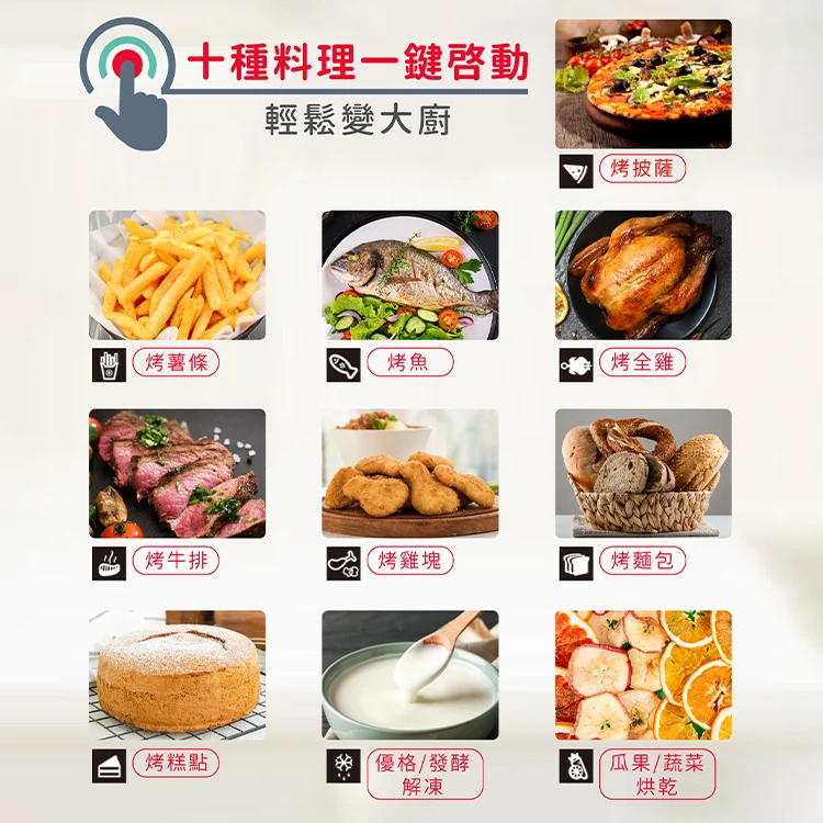 【AIWA 愛華】23L多功能氣炸烤箱( AF023T),GF1160,【AIWA愛華】23L多功能氣炸烤箱(AF023T),全館商品,品牌分類,質感家電
