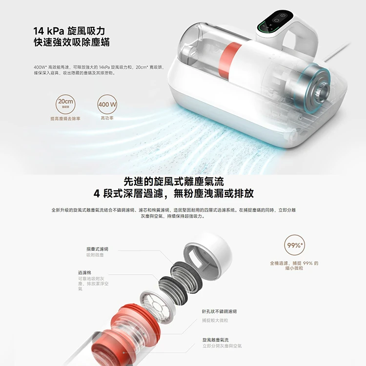 【小米】Xiaomi 除蟎機 Pro,GF1195,【小米】Xiaomi除蟎機Pro,全館商品,品牌分類,質感家電
