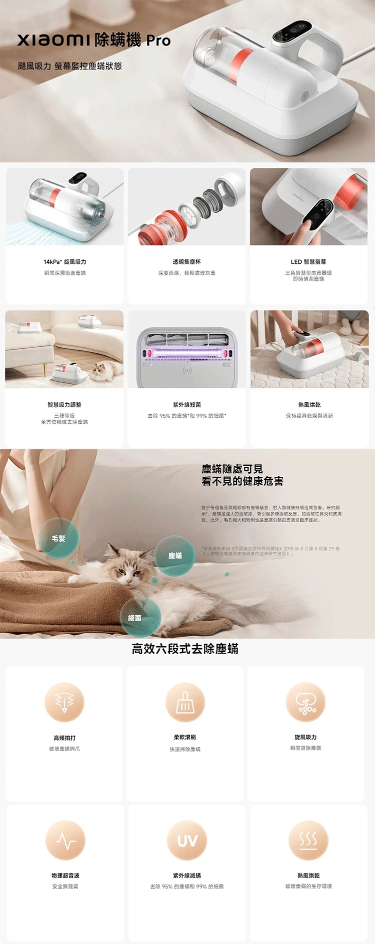 【小米】Xiaomi 除蟎機 Pro,GF1195,【小米】Xiaomi除蟎機Pro,全館商品,品牌分類,質感家電