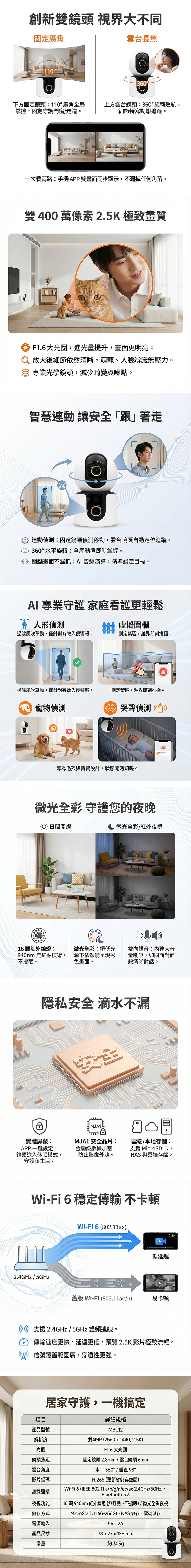 【小米】Xiaomi 智慧攝影機 C500 雙攝版,GF1287,【小米】Xiaomi智慧攝影機C500雙攝版,品牌分類,新品上市,質感家電