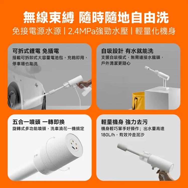 【小米】Xiaomi 無線洗車機,GF1290,【小米】Xiaomi無線洗車機,品牌分類,新品上市,質感家電