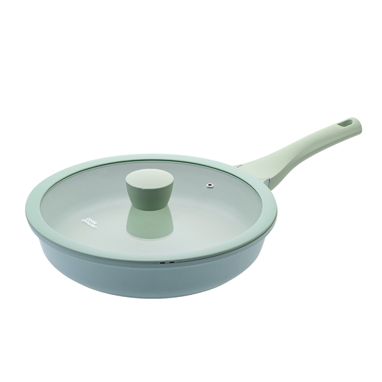 【鍋寶】Minttu系列不沾鑄造平煎鍋28cm-附蓋(AI-44281)