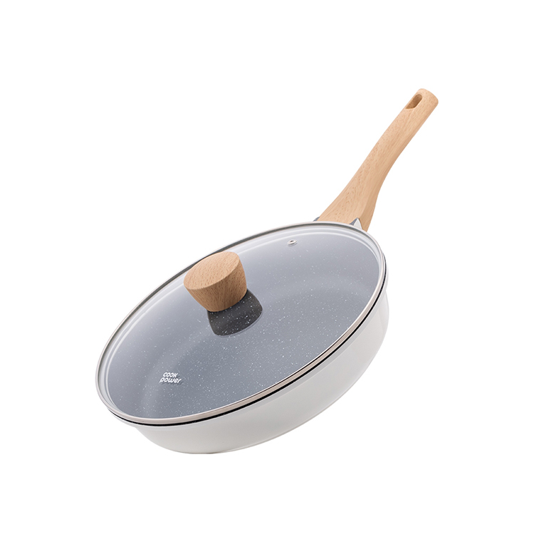 【鍋寶】Lumi系列不沾鑄造煎鍋28cm-附蓋(AI-6281)