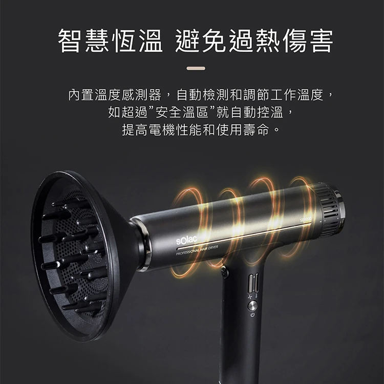 【sOlac西班牙】專業負離子吹風機(SD-1000G),GF1329,【sOlac西班牙】專業負離子吹風機(SD-1000G),全館商品,品牌分類,質感家電