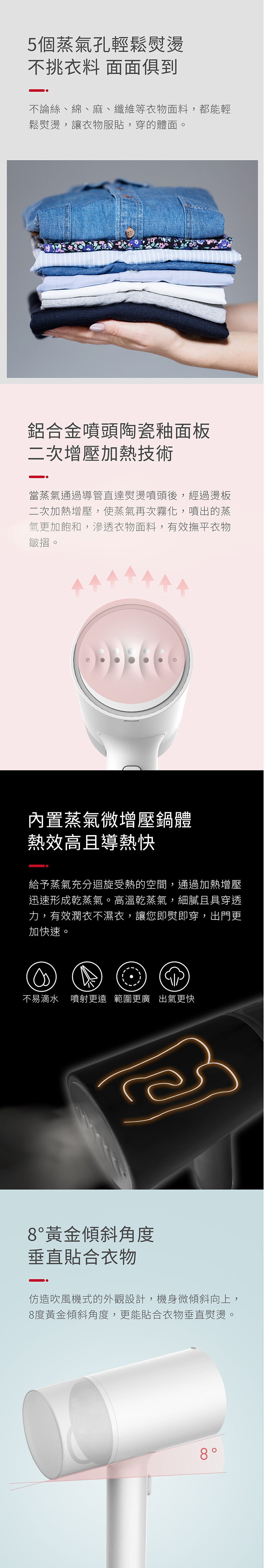 【sOlac西班牙】二合一手持式蒸氣掛燙機(SYP-133CW)