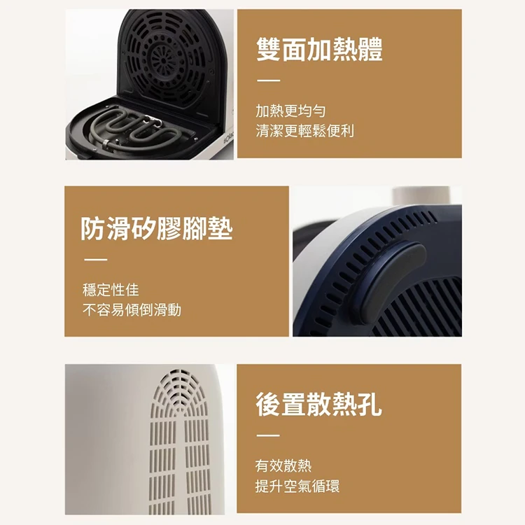 【sOlac西班牙】膠囊空氣烤炸鍋(SAF-702W),GF1334,【sOlac西班牙】膠囊空氣烤炸鍋(SAF-702W),全館商品,品牌分類,質感家電