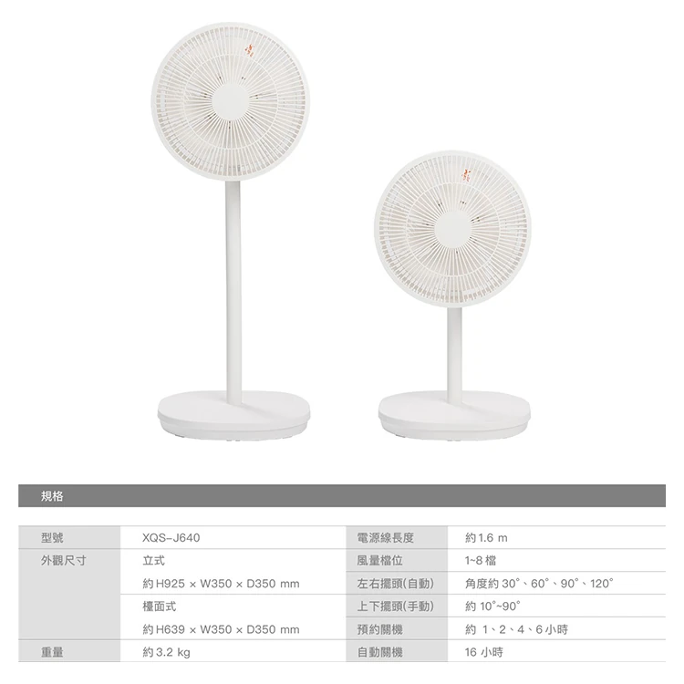 【正負零】12吋DC立扇12吋(XQS-J640),GF1338,【正負零】12吋DC立扇12吋(XQS-J640),全館商品,品牌分類,質感家電