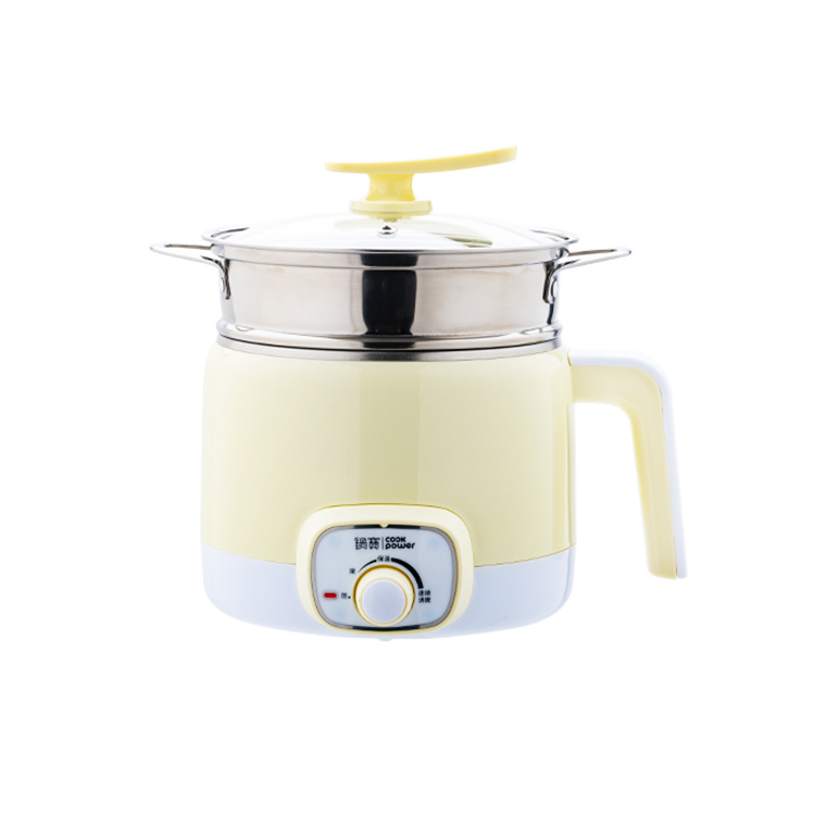 【鍋寶】316多功能防燙美食鍋1.7L-奶茶(附蒸籠)(BF-9311-9313)