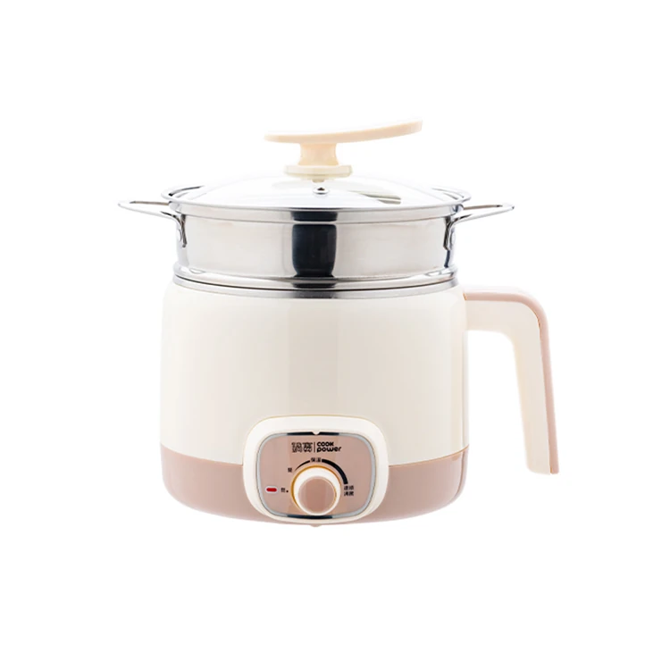 【鍋寶】316多功能防燙美食鍋1.7L-奶茶(附蒸籠)(BF-9311-9313)