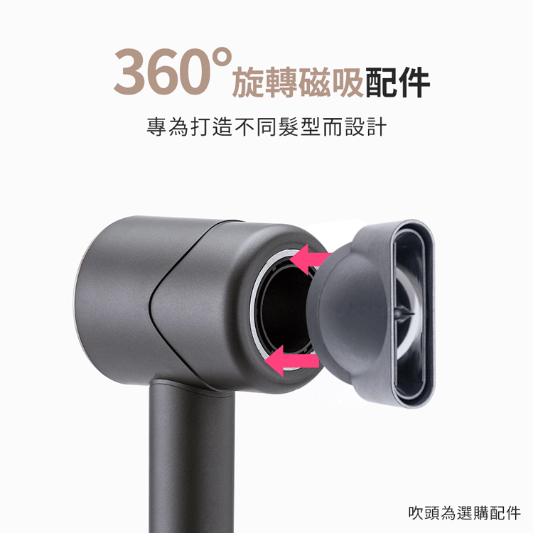 【MIDORI美多莉全球通】高風速溫控負離子吹風機-全配(EA-MDR162)