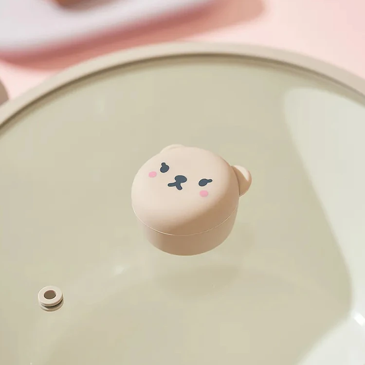【韓國NEOFLAM 】NeoBear妞妞熊陶瓷塗層炒鍋28公分含蓋(電磁底)(EC-BE-W28GI ),GF1400,【韓國NEOFLAM】NeoBear妞妞熊陶瓷塗層炒鍋28公分含蓋(電磁底)(EC-BE-W28GI),全館商品,生活用品,品牌分類