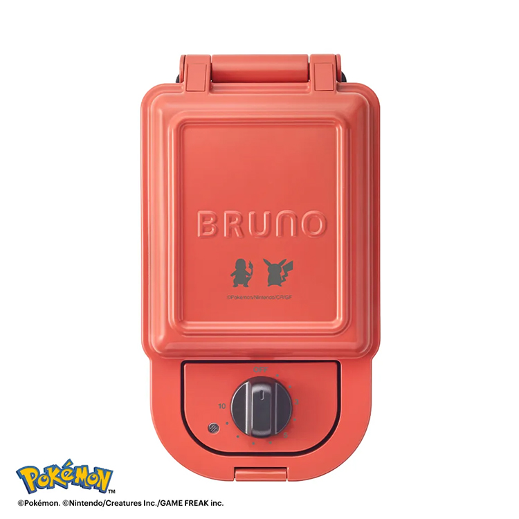 【日本BRUNO】寶可夢單板熱壓三明治機(BOE131)