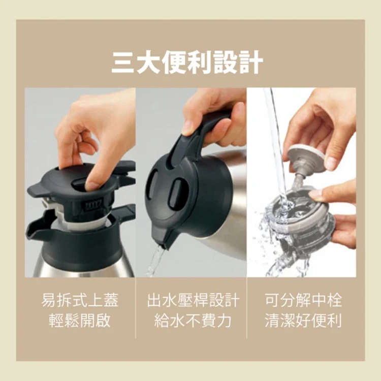【象印】桌上型不鏽鋼保溫壼1.5公升(ZOSHHC15),GF1468,【象印】桌上型不鏽鋼保溫壼1.5公升(ZOSHHC15),全館商品,生活用品,品牌分類