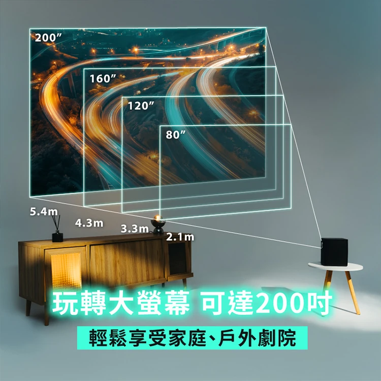 【SANSUI山水】AI語音智慧高清微型投影機(SPJ-M6),GF1476,【SANSUI山水】AI語音智慧高清微型投影機(SPJ-M6),全館商品,品牌分類,質感家電