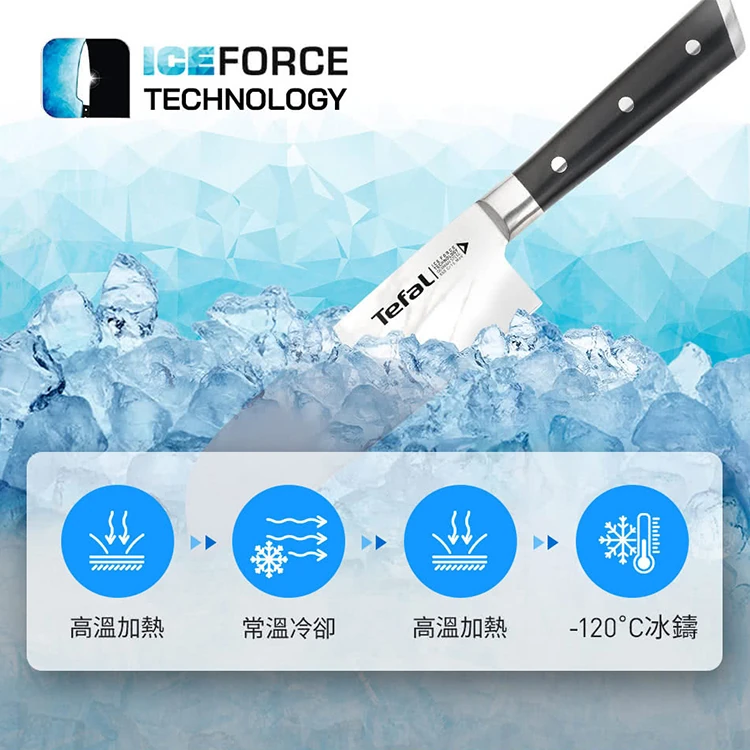 【Tefal特福】不鏽鋼系列主廚刀 20CM,GF1519,【Tefal特福】不鏽鋼系列主廚刀20CM,全館商品,生活用品,品牌分類