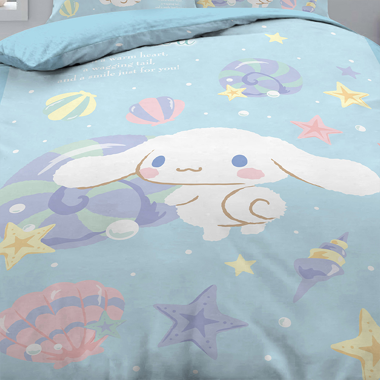 【戀家小舖】 大耳狗 單人床包含一件枕套-捲捲貝殼灣(05020191),GF1671,【戀家小舖】大耳狗單人床包含一件枕套-捲捲貝殼灣(05020191),全館商品,生活用品,寢具用品