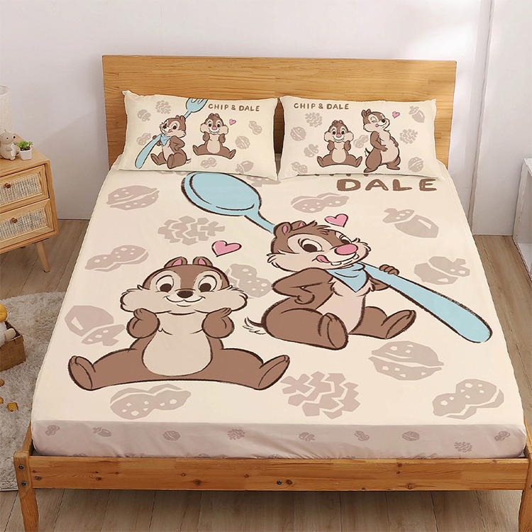 【戀家小舖】奇奇蒂蒂 天絲單人床包含一件枕套-美味大師(05020199)