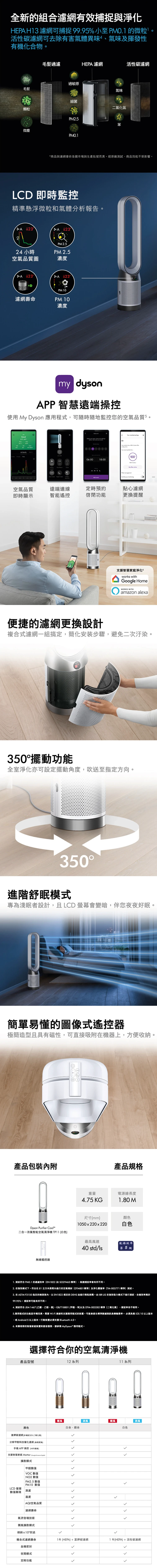 【Dyson戴森】Purifier Cool 二合一涼風智能空氣清淨機(TP11),GF1859,【Dyson戴森】PurifierCool二合一涼風智能空氣清淨機(TP11),全館商品,質感家電,Dyson戴森