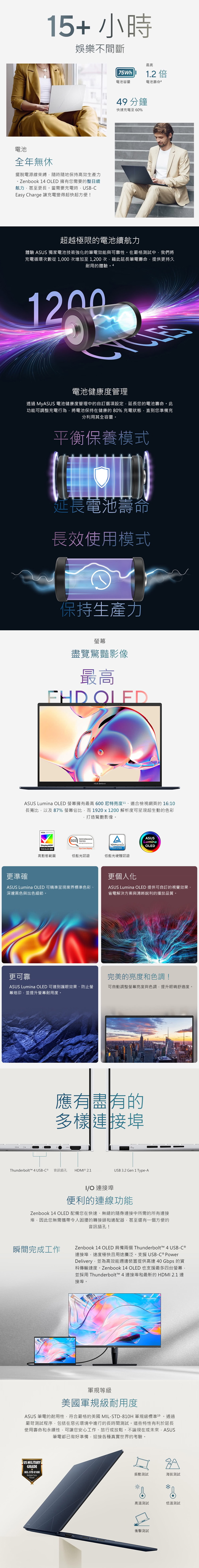 【ASUS】14吋Ultra5 輕薄AI筆電(16G/1TB)