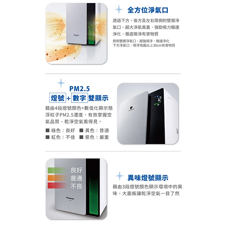 【Panasonic】10坪 nanoeX 空氣清淨機(F-P50LH),GF1900,【Panasonic】10坪nanoeX空氣清淨機(F-P50LH),全館商品,品牌分類,質感家電
