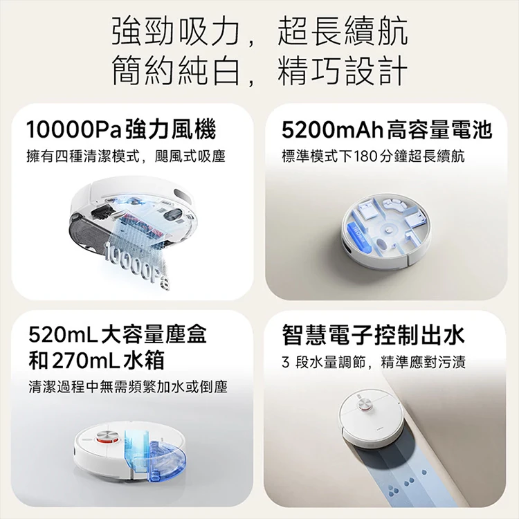 【小米】掃拖機器人 (S40),GF1963,【小米】掃拖機器人(S40),全館商品,品牌分類,質感家電