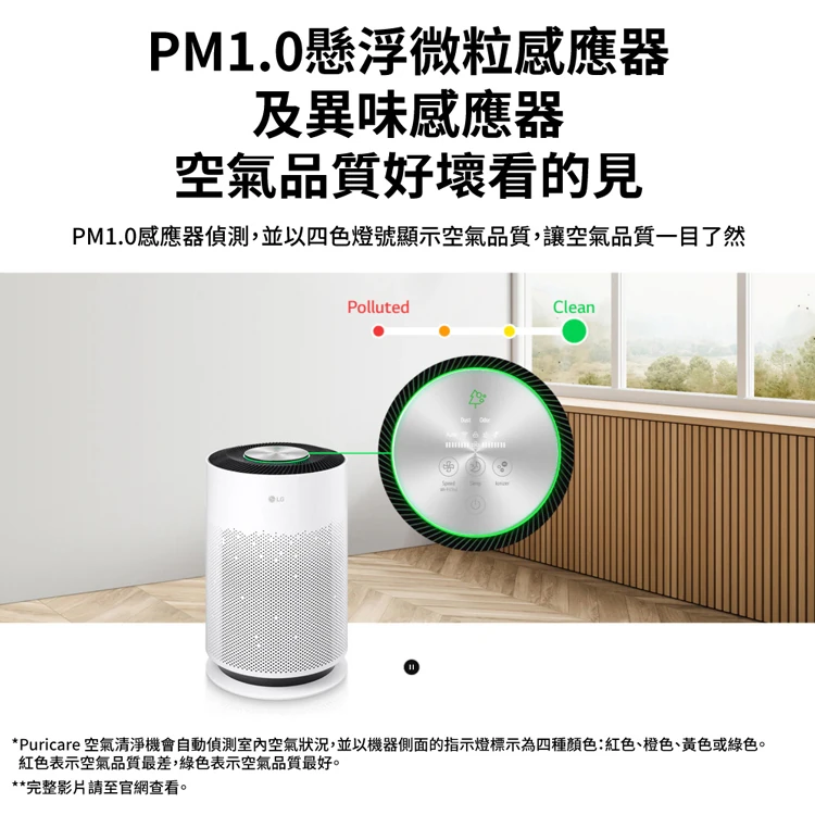 【LG】PuriCare 空氣清淨機 (AS601HWG0),GF2005,【LG】PuriCare空氣清淨機(AS601HWG0),全館商品,品牌分類,質感家電