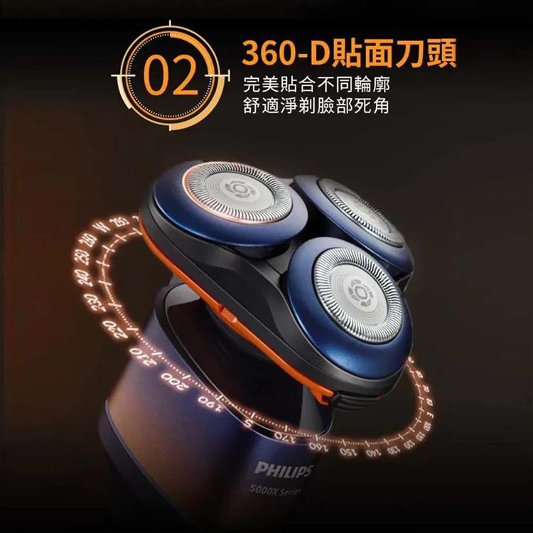 【Philips 飛利浦】X5012 電動刮鬍刀 + HX2411 音波牙刷組,GF2014,【Philips飛利浦】X5012電動刮鬍刀+HX2411音波牙刷組,全館商品,品牌分類,質感家電