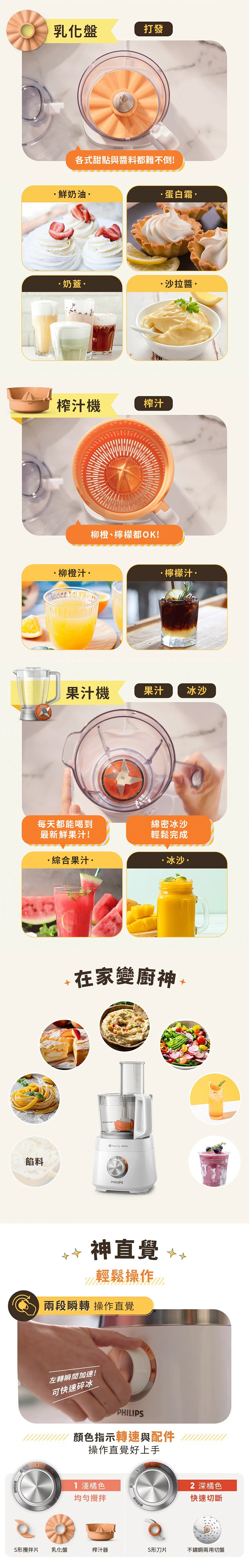 【Philips 飛利浦】廚神料理機 800W (HR7510),GF2022,【Philips飛利浦】廚神料理機800W(HR7510),全館商品,品牌分類,質感家電