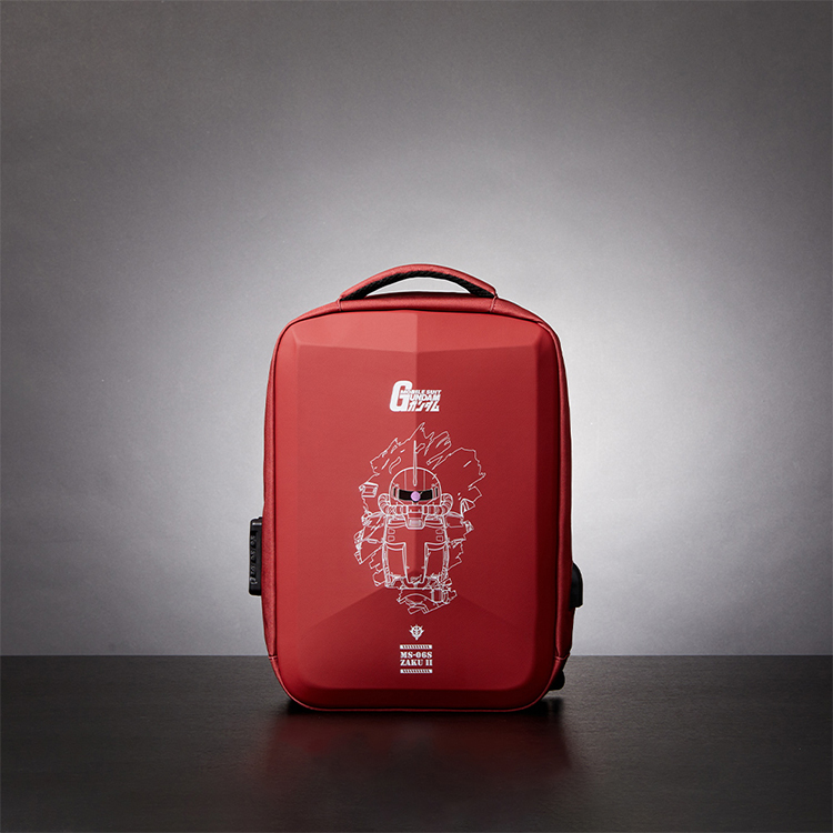 【TLCSTORE】機動戰士鋼彈 硬殼後背包 (附行李箱拉桿帶)