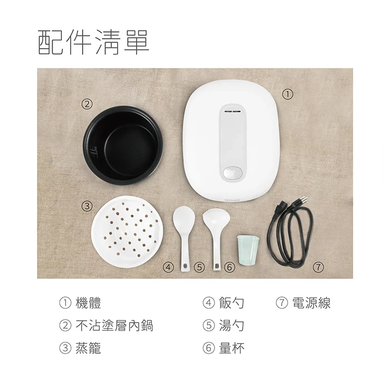 【AIWA 愛華 】4L 微電腦多功能電子鍋(RC-8),GF2053,【AIWA愛華】4L微電腦多功能電子鍋(RC-8),全館商品,品牌分類,質感家電