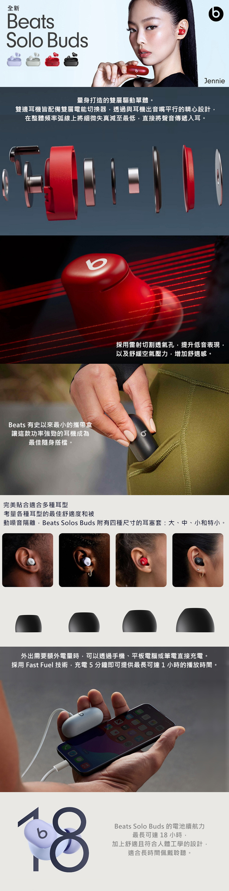 【Beats】Solo Buds - 真無線入耳式耳機(四色),GF2059,【Beats】SoloBuds-真無線入耳式耳機(四色),全館商品,品牌分類,質感家電