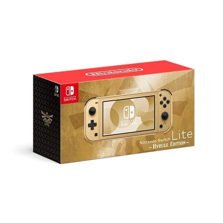 【Nintendo 任天堂】Lite遊戲主機 薩爾達傳說海拉魯版特仕版主機