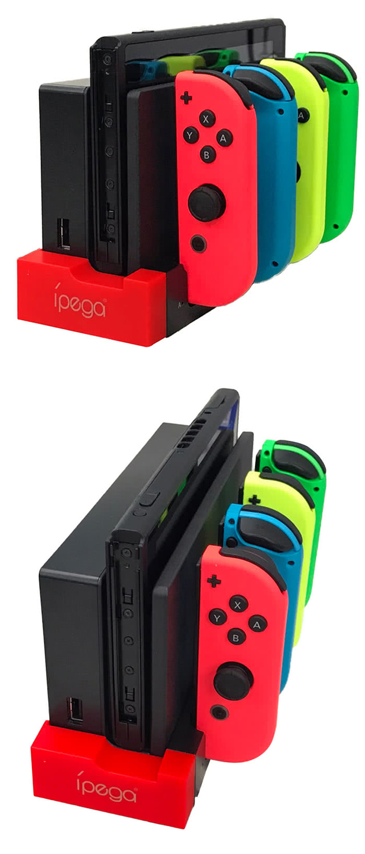 【Nintendo 任天堂】Switch底座外掛擴充joy-con手把控制器充電座(mini版)