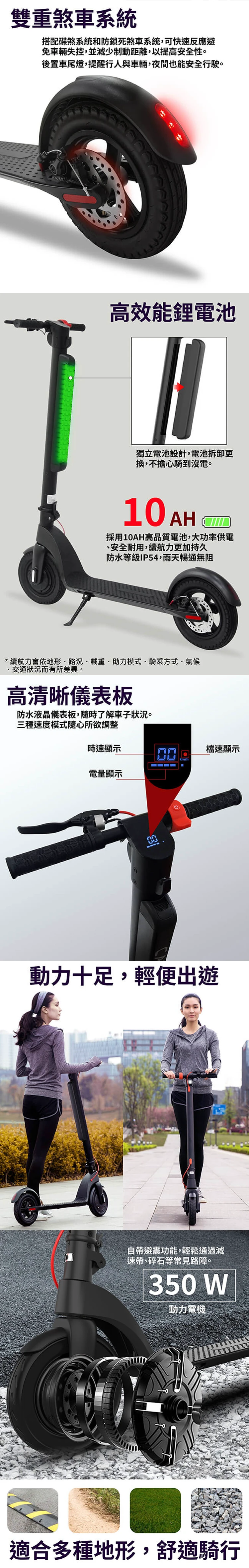 【CARSCAM】10吋輪胎雙鋰電外掛式電動折疊滑板車,GF2092,【CARSCAM】10吋輪胎雙鋰電外掛式電動折疊滑板車,全館商品,生活用品,品牌分類